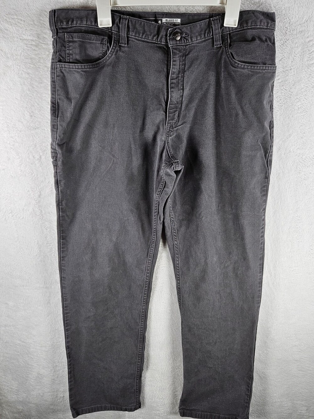Carhartt Rugged Flex Relaxed Fit Pant Work Stretch Gray Men's Size 36x31